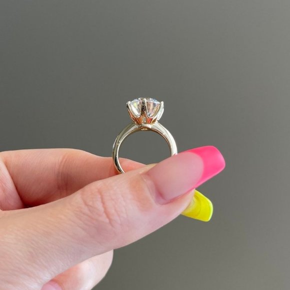 Certified 5ct. t.w. Diamond Solitaire Engagement Ring - Picture 8 of 16